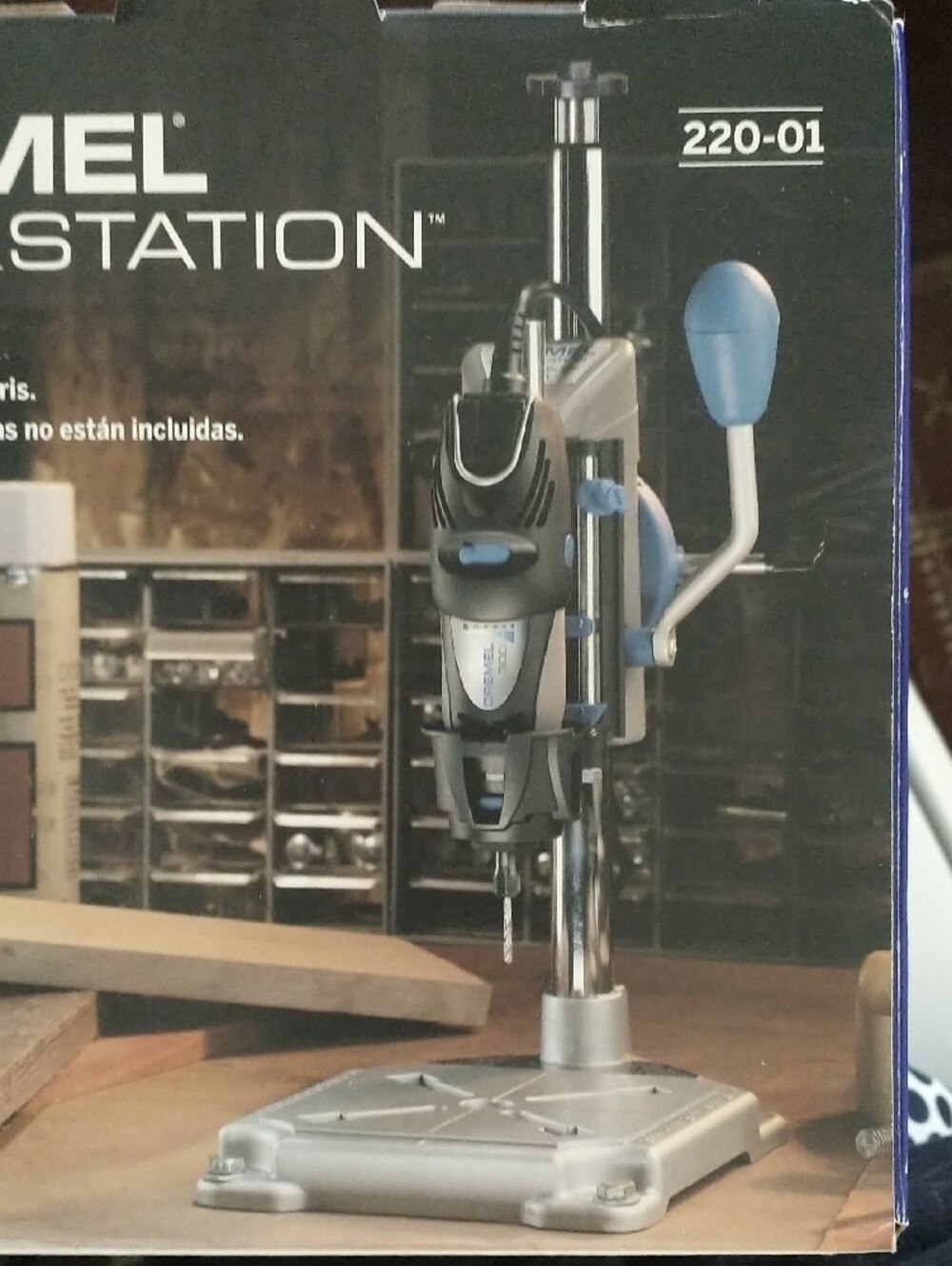 Dremel Workstation Drill Press Stand - Blue/Black - Picture 3 of 3
